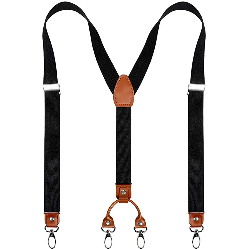 2.5cm 4 Clips Suspenders Clips - Suspenders Clip Men avis et prix