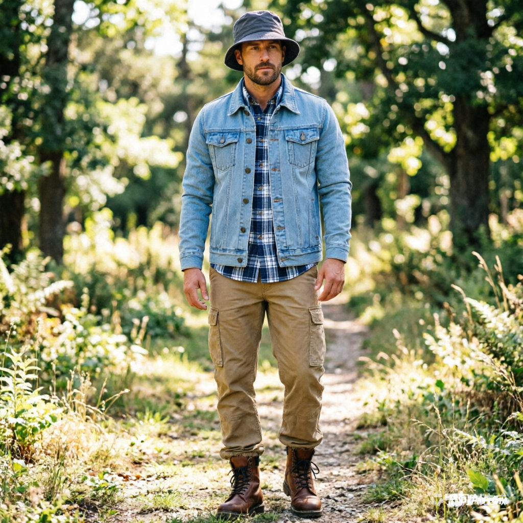 Spring Autumn Men Solid Denim  - Mens Fashion Denim Jacket avis et prix