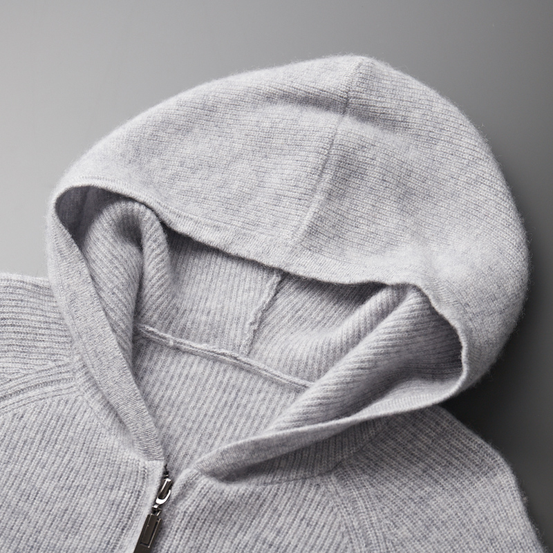 Autumn and winter 100% pure ca - Men'S Fashion Zip Sweater avis et prix