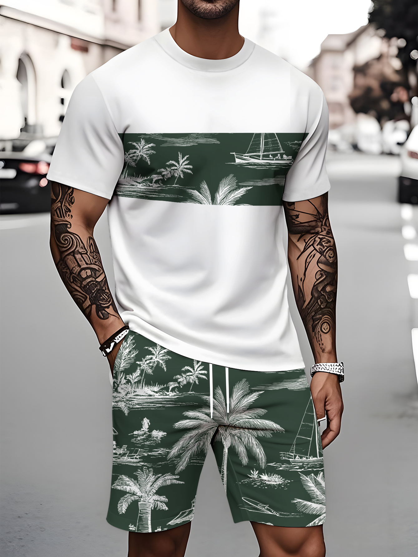 2026 Summer Fashion T-Shirt an - Mens Fashion Clothes avis et prix