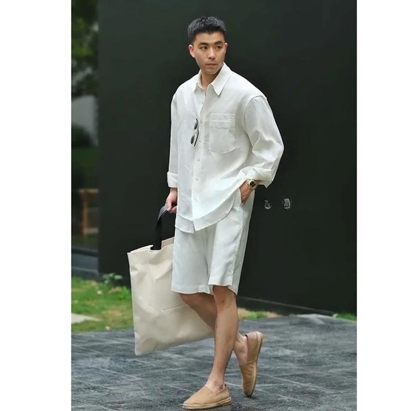 Summer Casual Set Lyocell Line - Mens Fashion Casual 2026 avis et prix