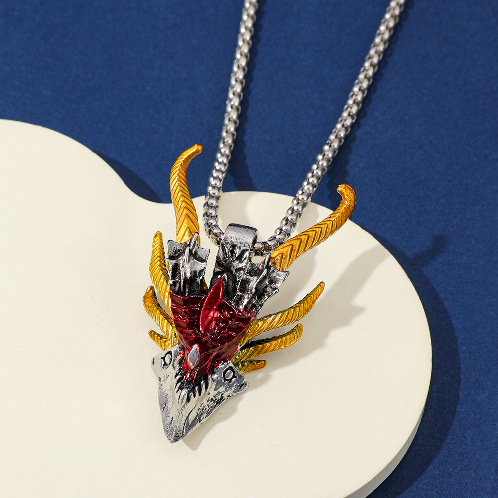 Retro Hip-Hop Evil Dragon Head - Mens Fashion Show avis et prix