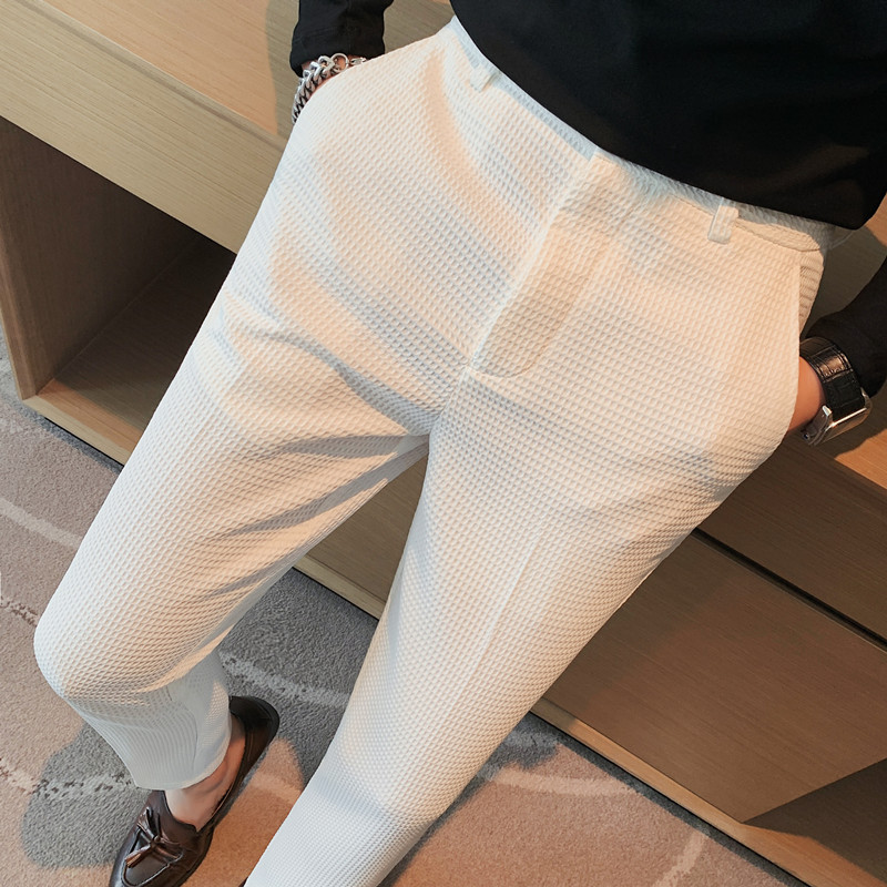 2024 Autumn New Waffle Stretch - Formal Trouser Stretch avis et prix