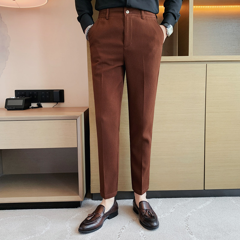 2024 Autumn New Waffle Stretch - Formal Trouser Stretch avis et prix