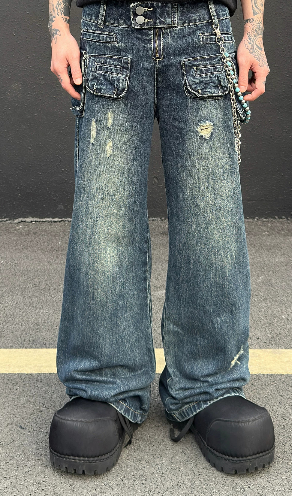 2026 Men's Spring New Fashion  - Men'S Fashion Jeans And Boots avis et prix