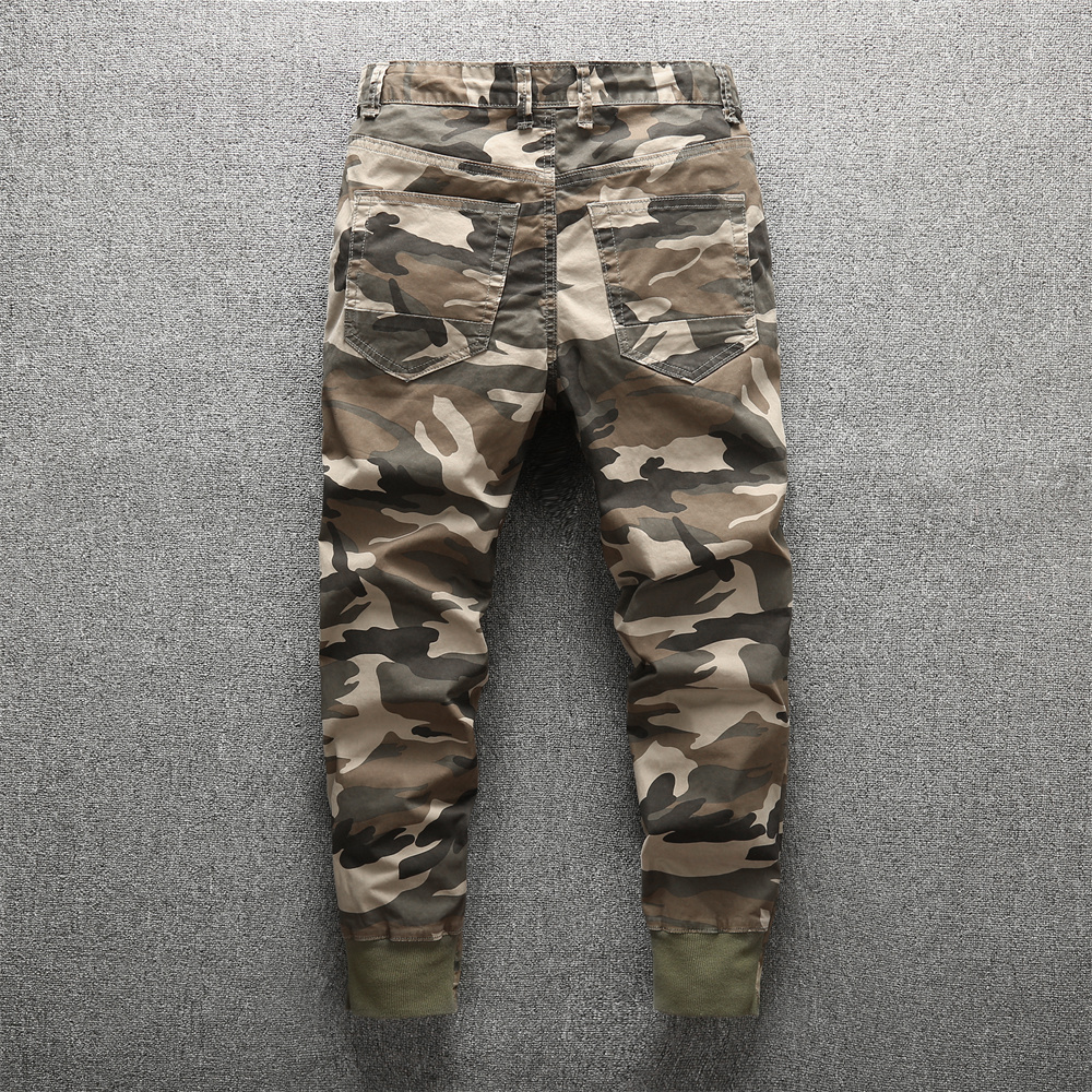 Autumn New Men's Fashion Full  - Mens Fashion Camo Pants avis et prix