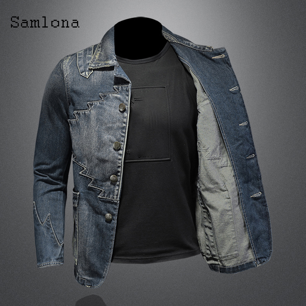 2025 Single Breasted Mens Deni - Mens Fashion Denim Jacket avis et prix