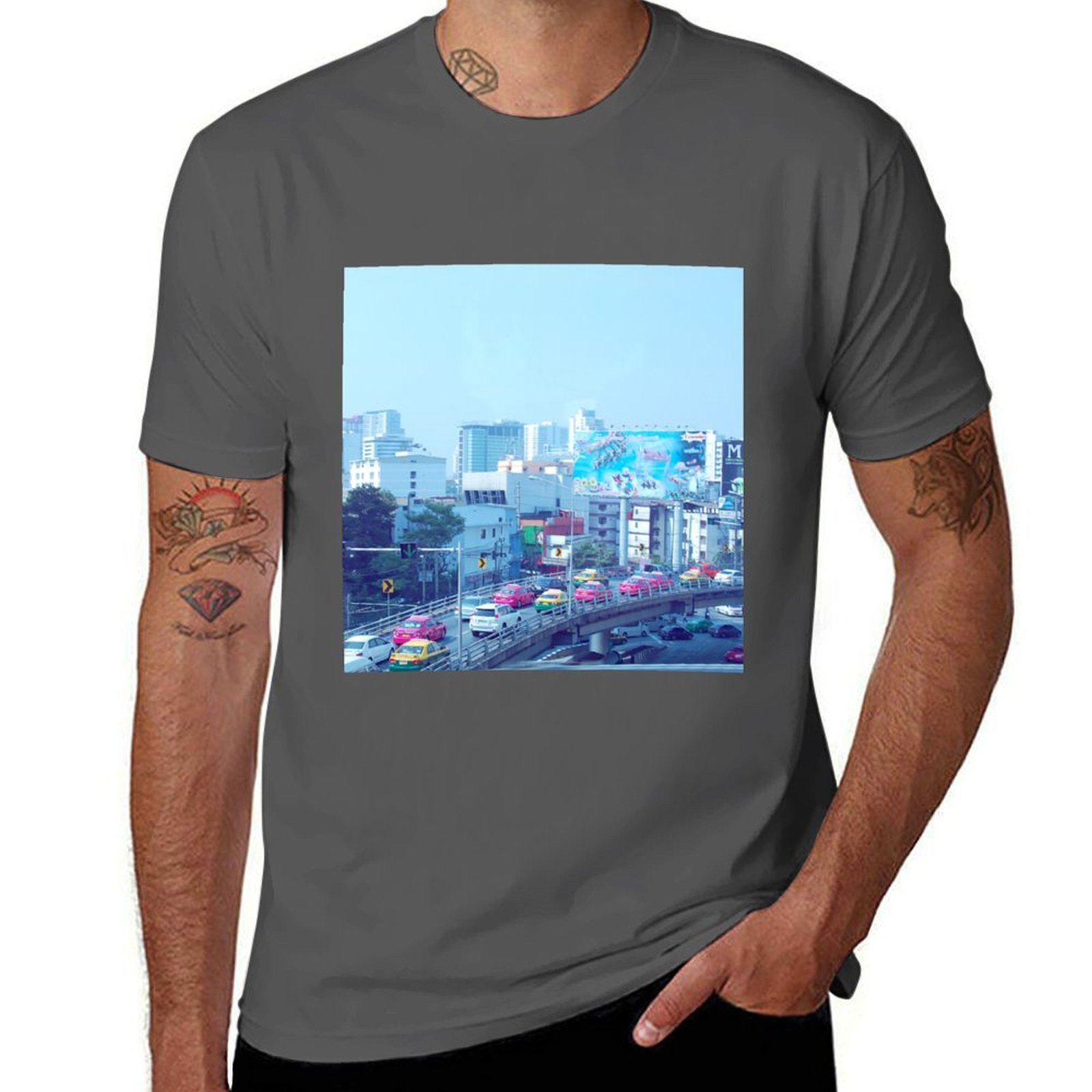 in Bangkok Traffic T-Shirt Fas - Mens Fashion Bangkok avis et prix