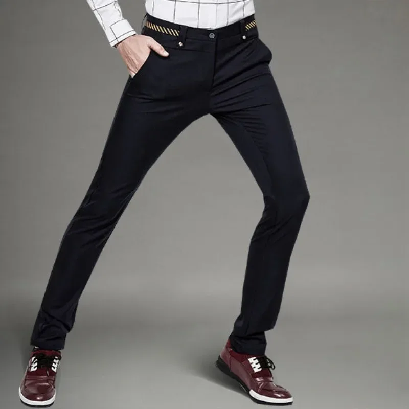 Man Suits Pants Work Stretch E - Formal Trouser Stretch avis et prix