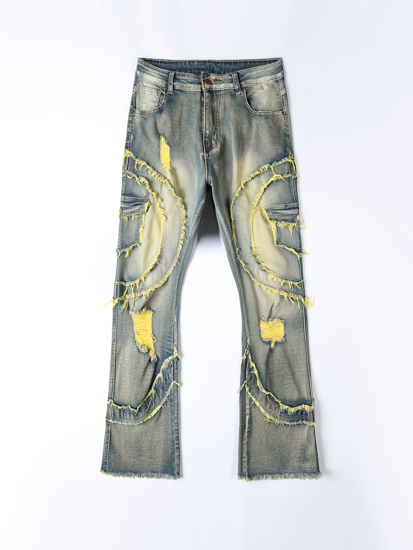 European and American men's ri - Men'S Fashion Jeans And Boots avis et prix