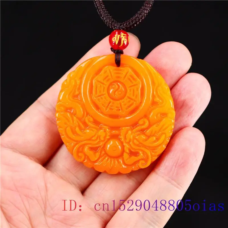 Yellow Jade Dragon Pendant Gif - Yellow Men'S Fashion avis et prix