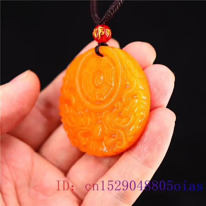 Yellow Jade Dragon Pendant Gif - Yellow Men'S Fashion avis et prix