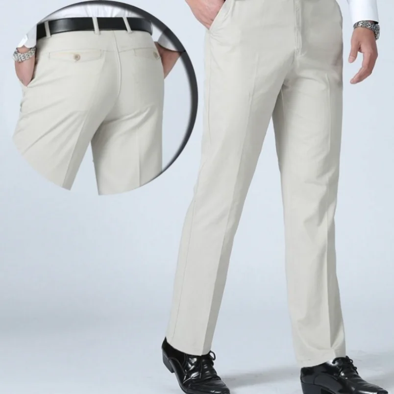 Men's Summer Thin Casual Suit  - Formal Trouser Stretch avis et prix