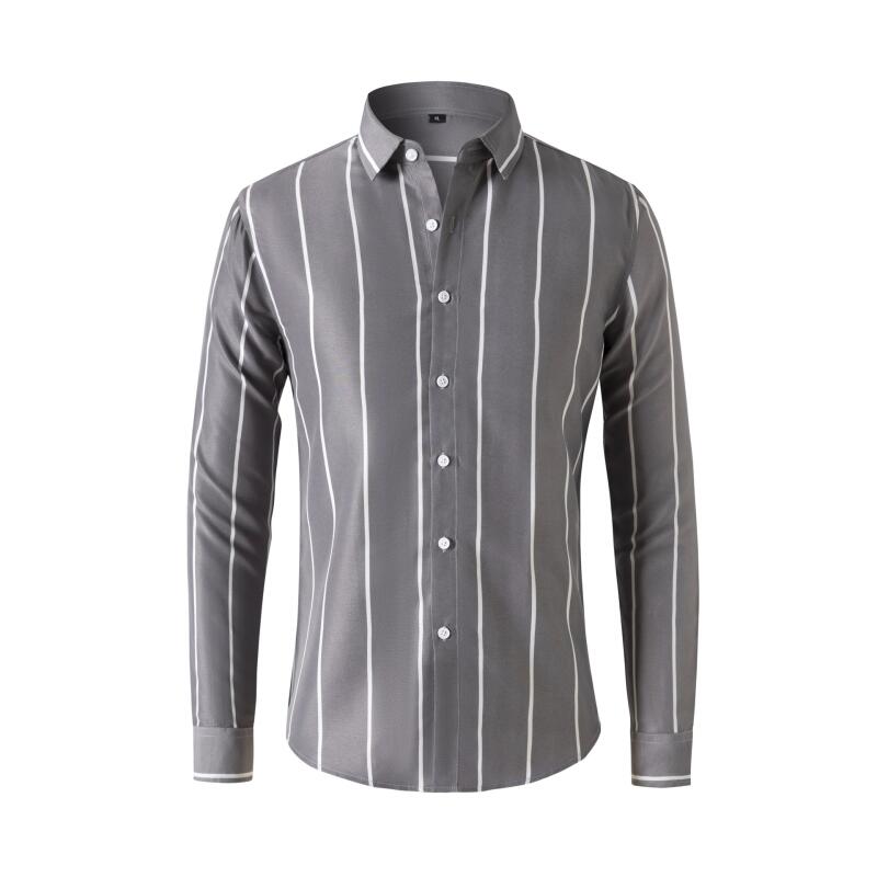Men's Striped Dress Shirt Long - Mens Fashion Dress Shirts avis et prix