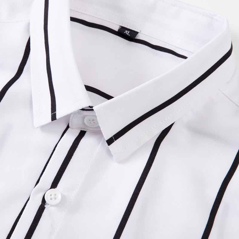 Men's Striped Dress Shirt Long - Mens Fashion Dress Shirts avis et prix