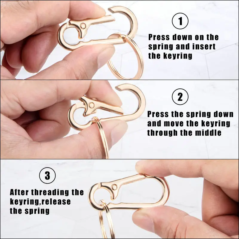 Metal Carabiner Clip Keychain  - Men Fashion Key avis et prix