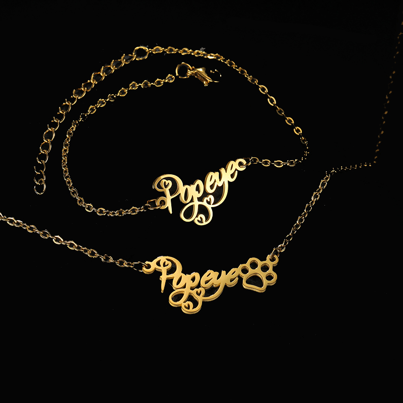 Goxijite Customize Name Neckla - Men'S Fashion Jewelry Bracelets avis et prix