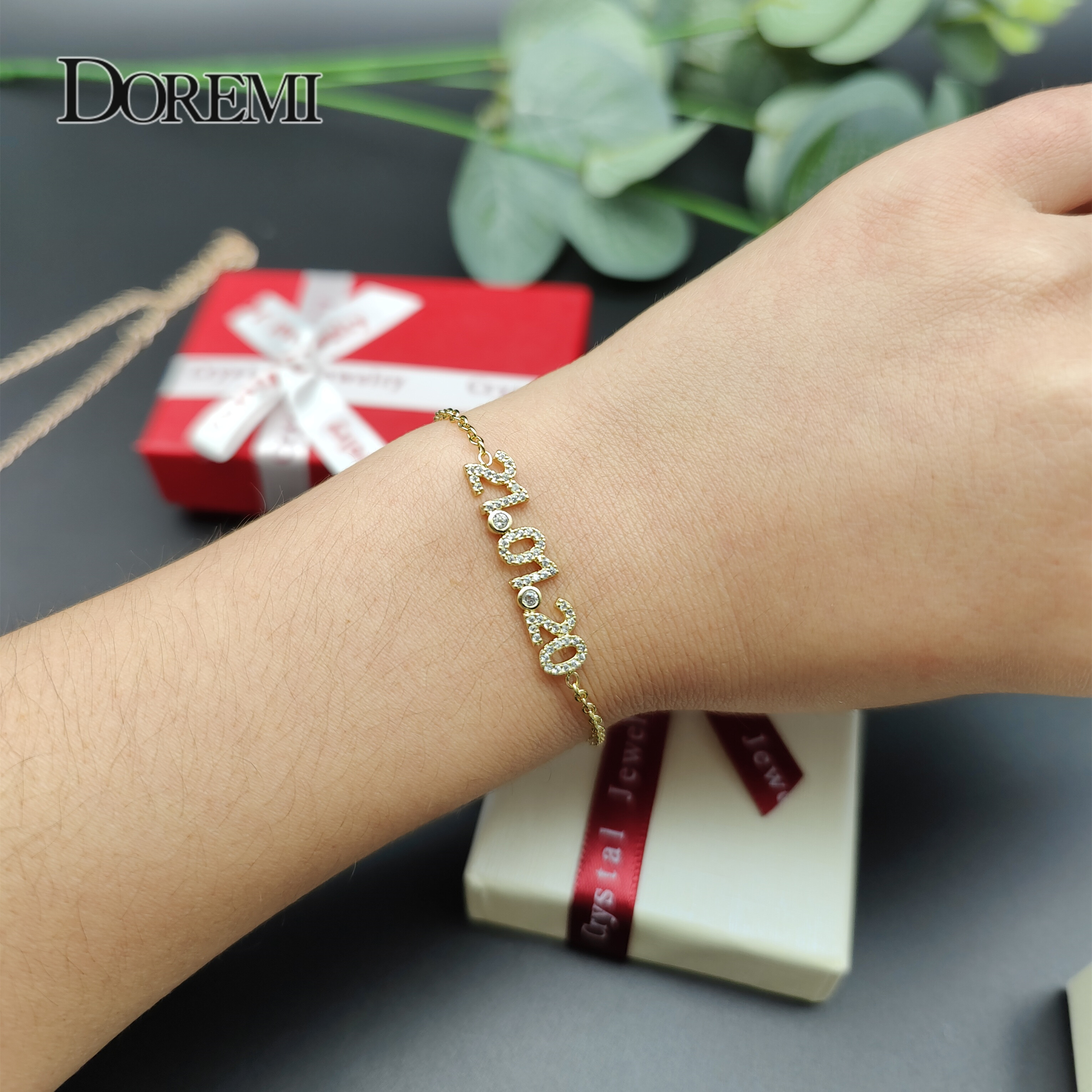DOREMI New Crystal Name set Je - Men'S Fashion Jewelry Bracelets avis et prix