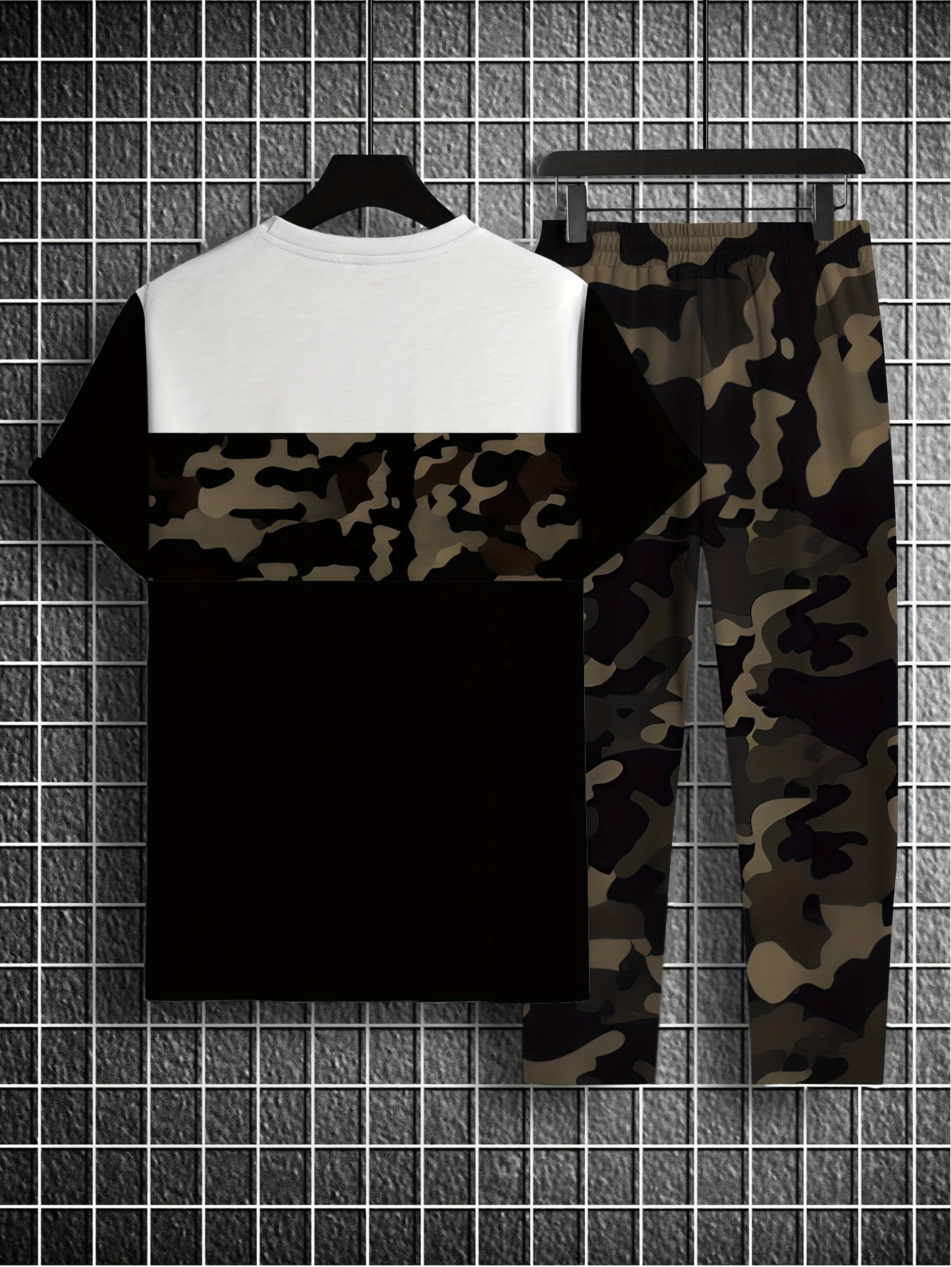 2026 Summer New Men's Short-Sl - Mens Fashion Camo Pants avis et prix