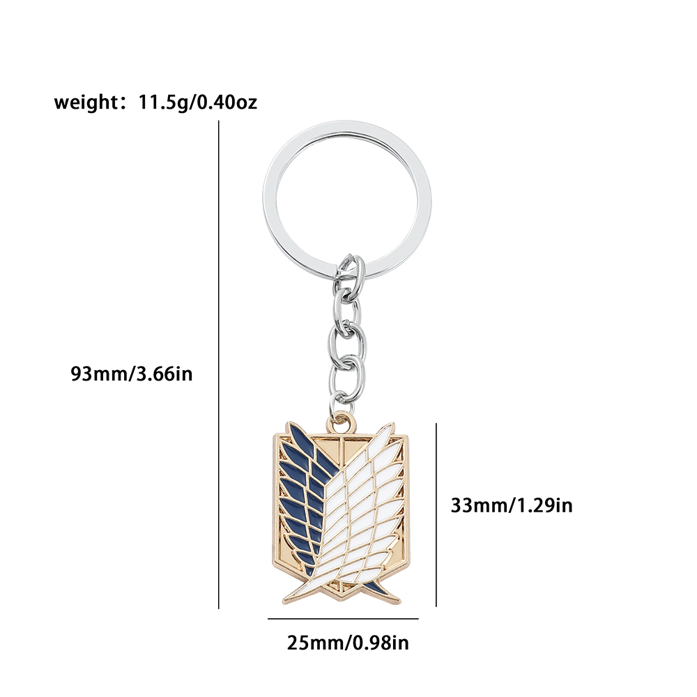 Anime Attack on Titan Enamel B - Men Fashion Key avis et prix