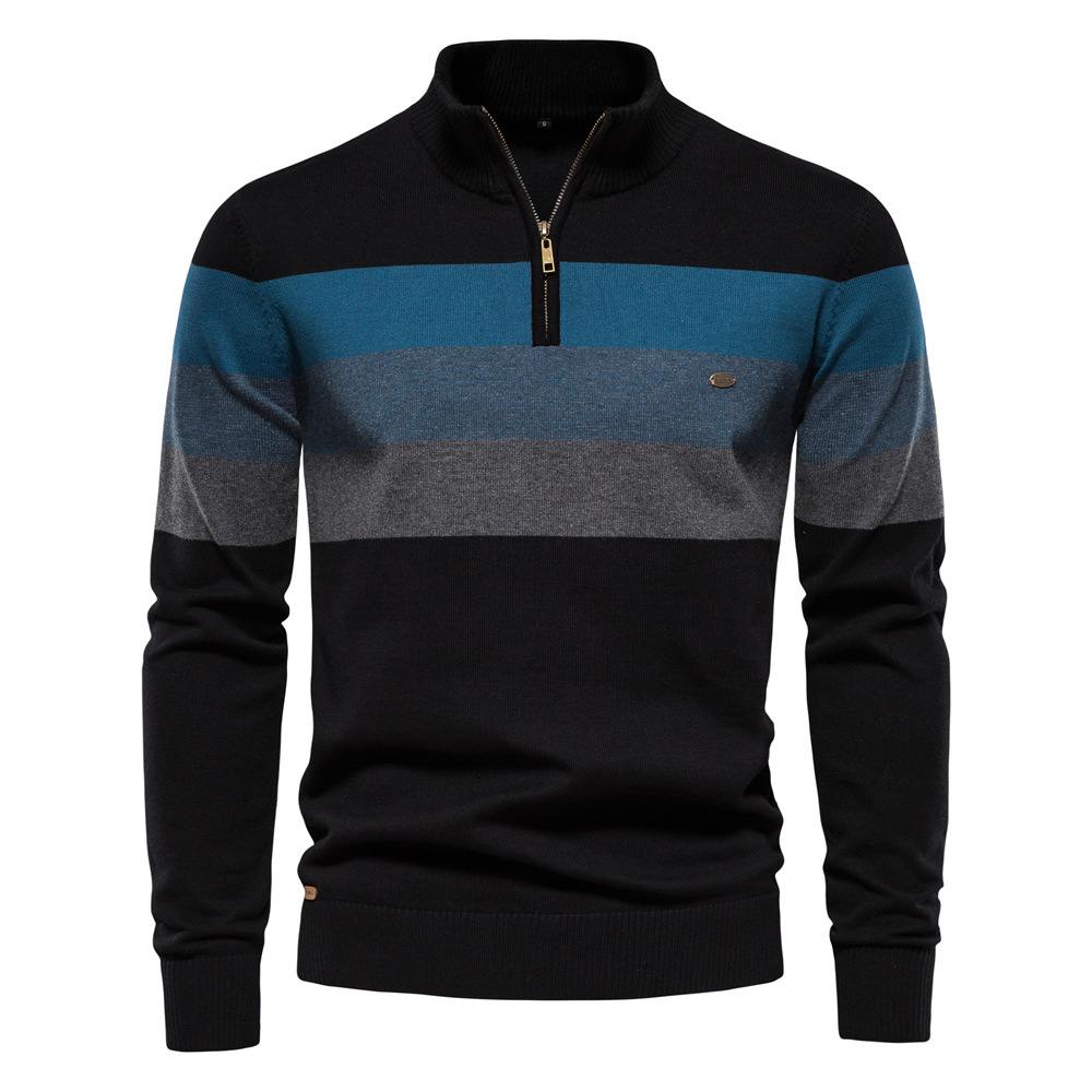 Men Sweaters Knitwear New Autu - Men'S Fashion Zip Sweater avis et prix