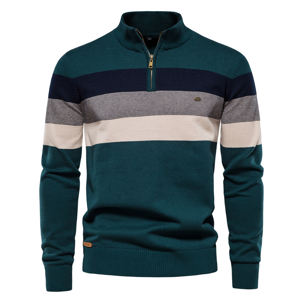 Men Sweaters Knitwear New Autu - Men'S Fashion Zip Sweater avis et prix