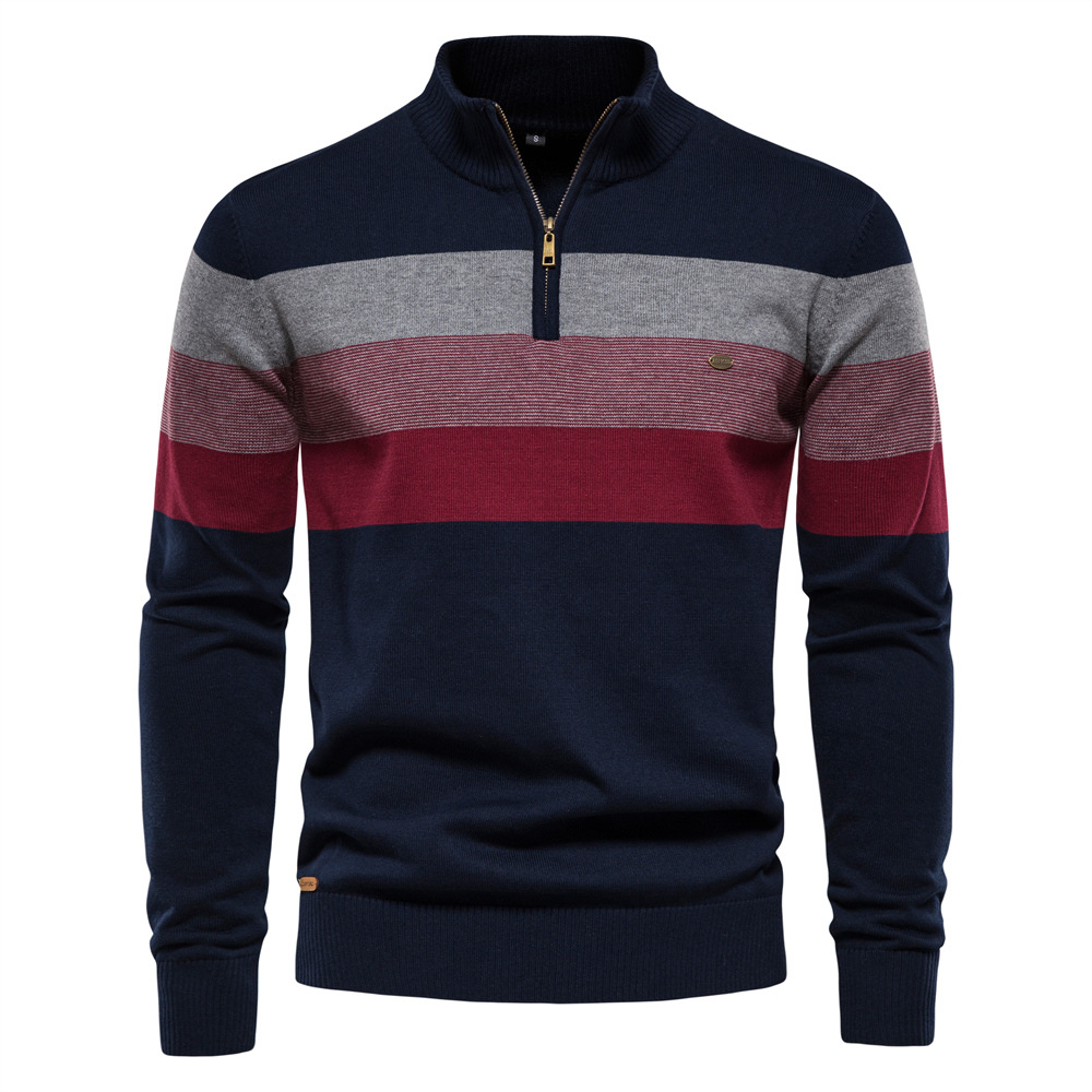Men Sweaters Knitwear New Autu - Men'S Fashion Zip Sweater avis et prix