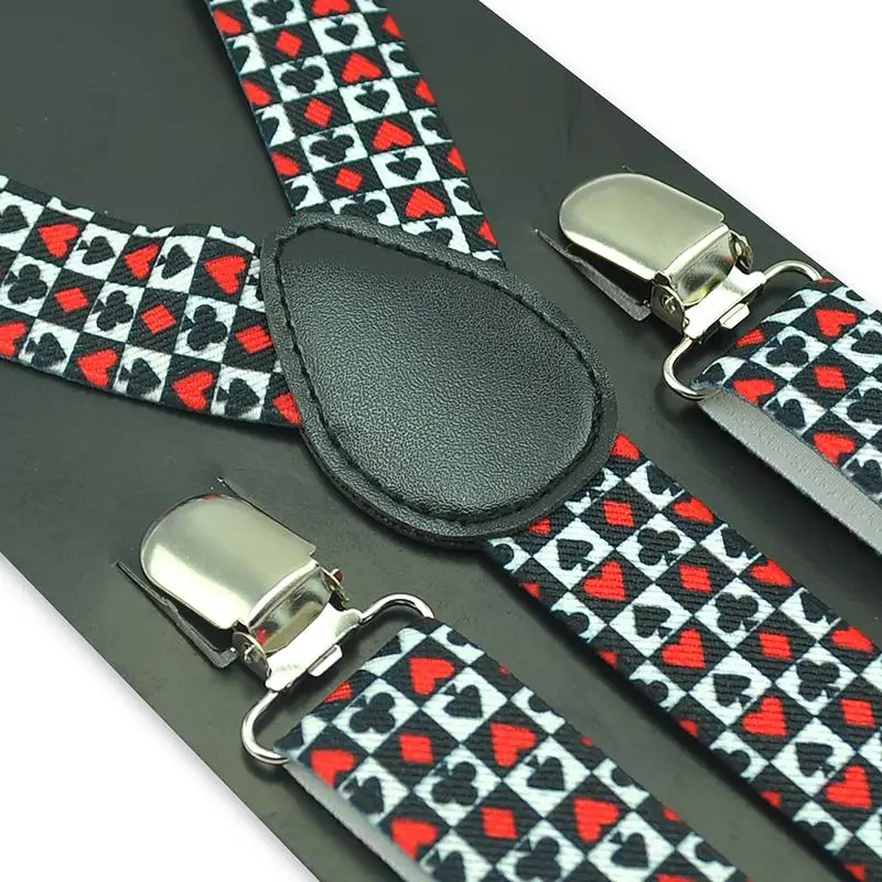 Unisex Playing Card Poker Desi - Suspenders Clip Men avis et prix