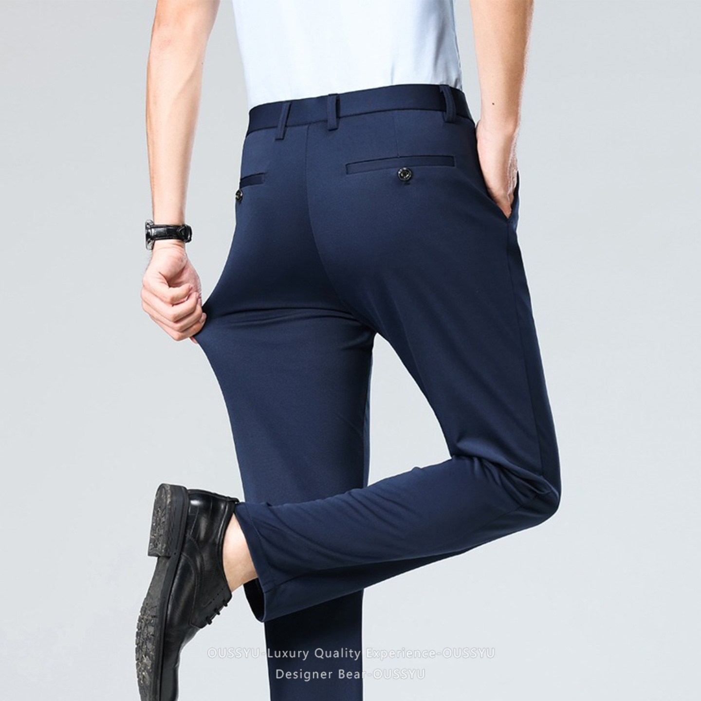 Summer Thin Men's Stretch Suit - Formal Trouser Stretch avis et prix