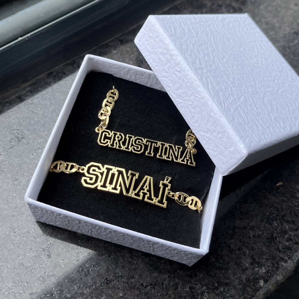DUOYING Custom Name Hollow Nec - Men'S Fashion Jewelry Bracelets avis et prix