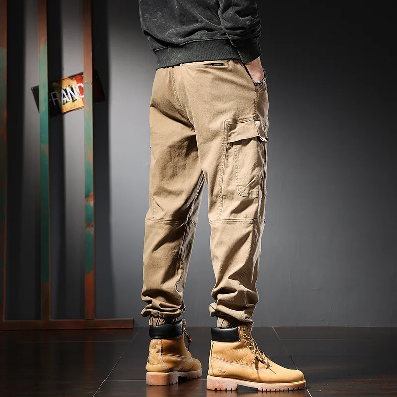 Loose Cargo Joggers Cotton Swe - Jogger Sweatpants Men avis et prix
