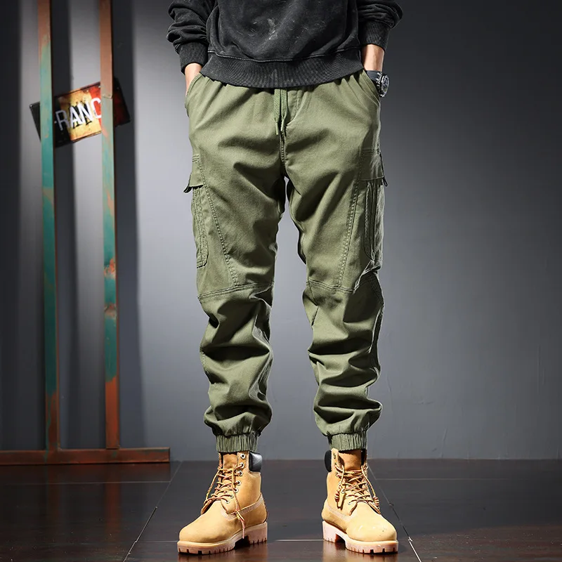 Loose Cargo Joggers Cotton Swe - Jogger Sweatpants Men avis et prix