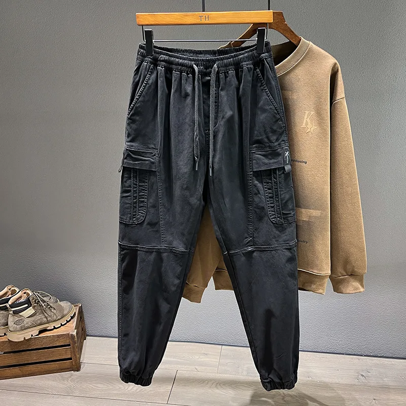 Loose Cargo Joggers Cotton Swe - Jogger Sweatpants Men avis et prix