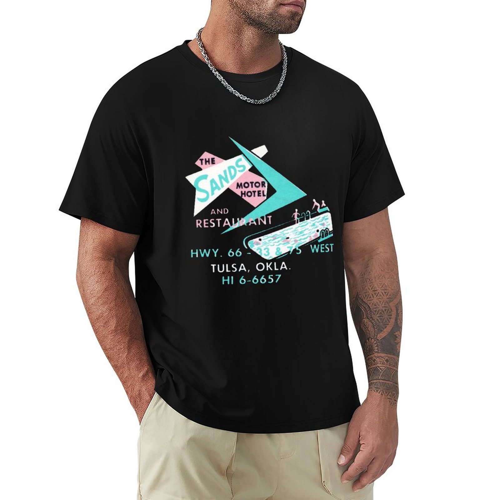 1950s Sands Motor Hotel on Rou - 1950S Fashion Men'S avis et prix