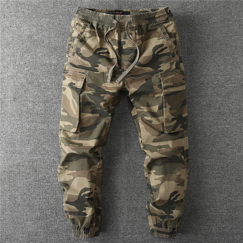 Vintage Camo Multi Pocket Carg - Mens Fashion Camo Pants avis et prix