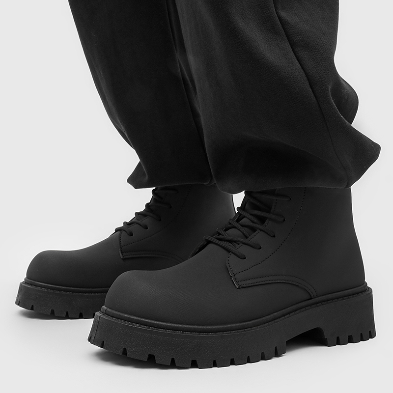 100%Genuine Leather Mens Boots - Yellow Men'S Fashion avis et prix