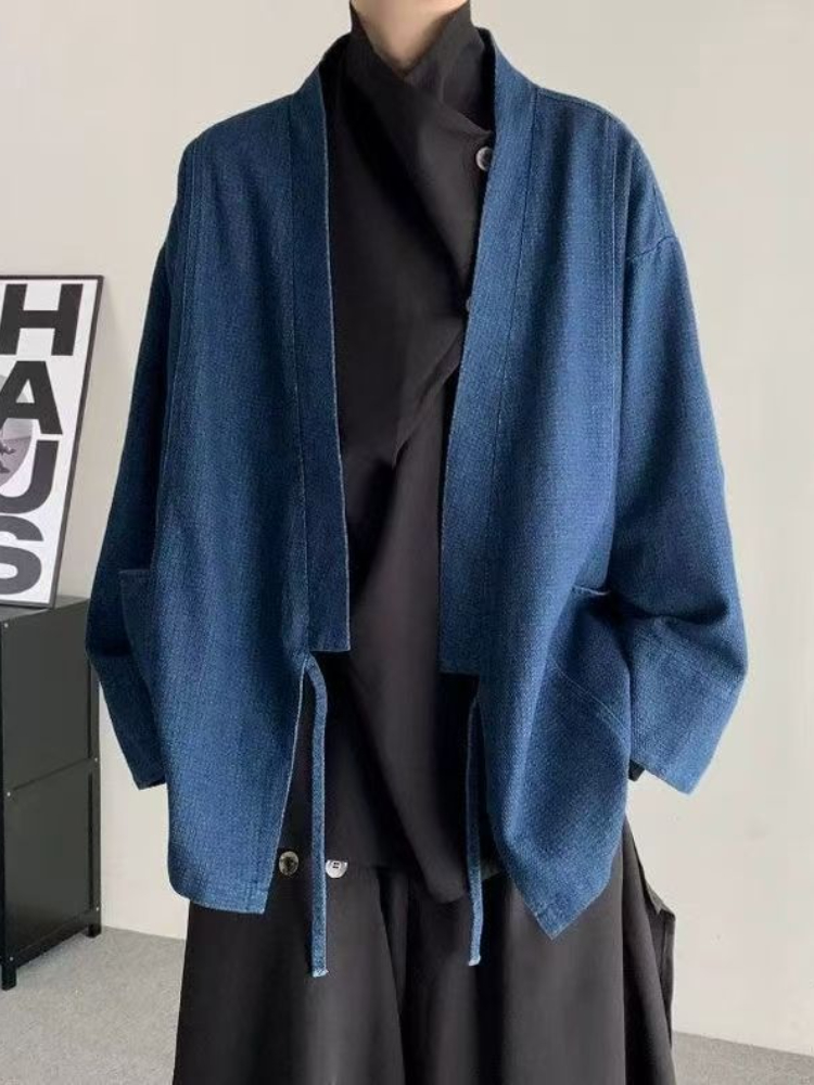 Vintage Japanese Style Denim C - Mens Fashion Denim Jacket avis et prix