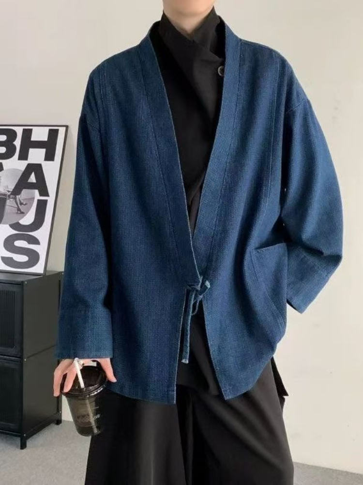 Vintage Japanese Style Denim C - Mens Fashion Denim Jacket avis et prix