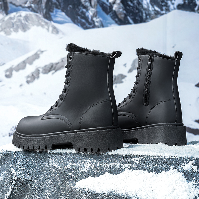 Men's warm plush high-top boot - Fashion Men'S Boots avis et prix