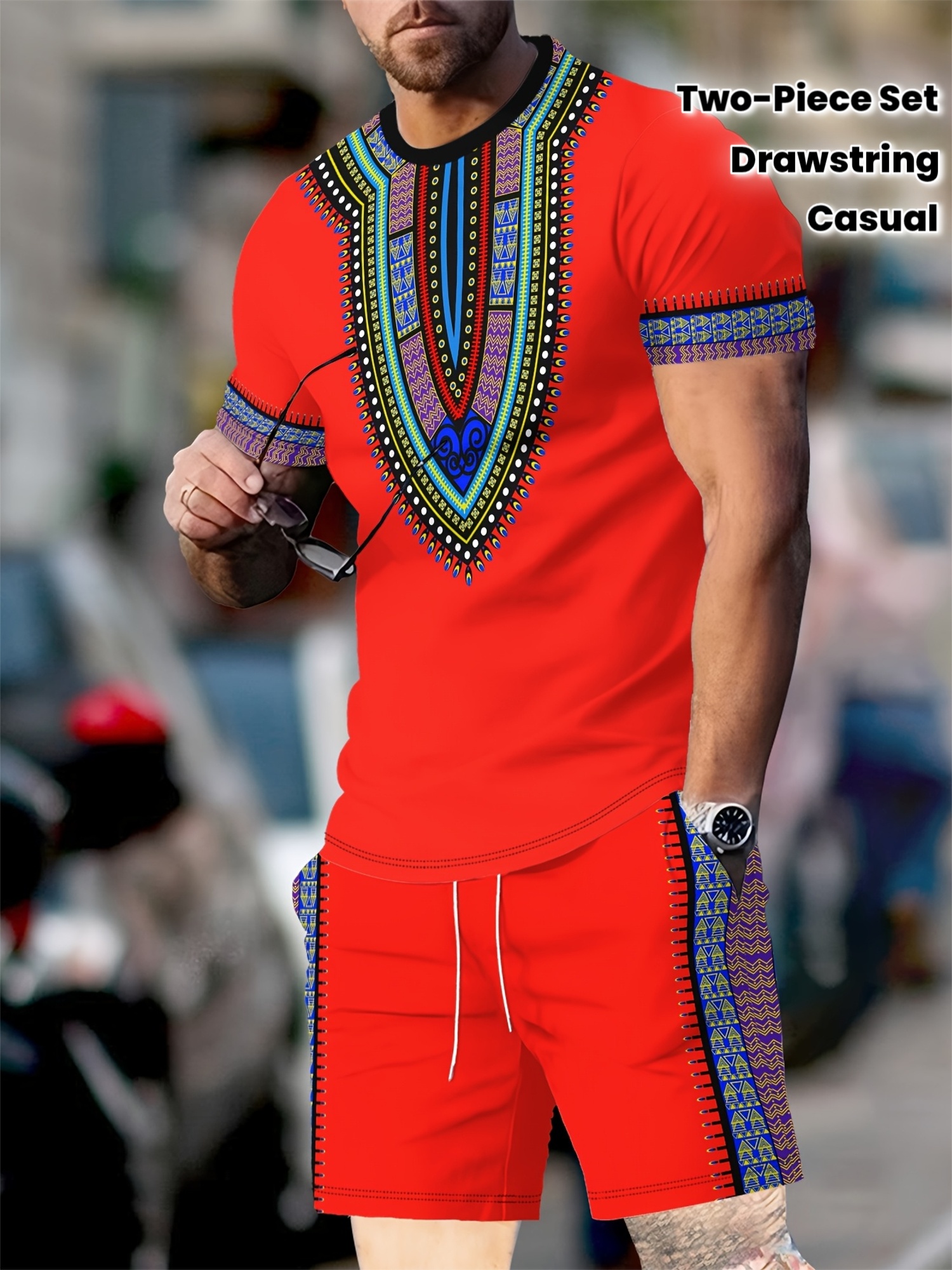 New Men's Suits African Dashik - Mens Fashion Clothes avis et prix