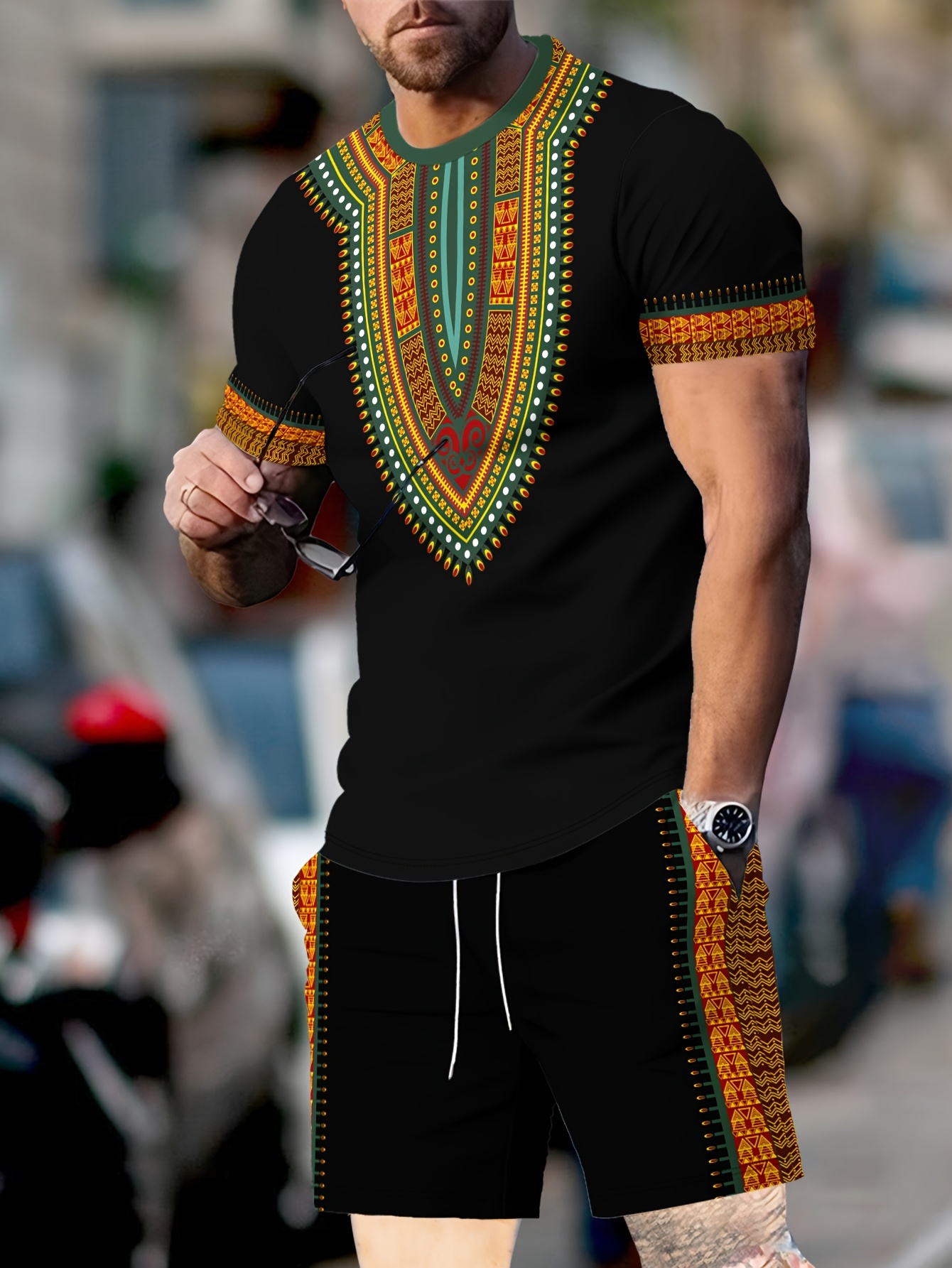 New Men's Suits African Dashik - Mens Fashion Clothes avis et prix