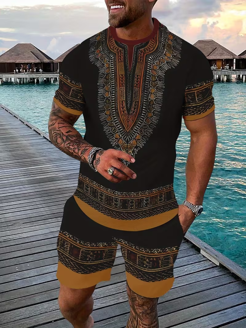 New Men's Suits African Dashik - Mens Fashion Clothes avis et prix