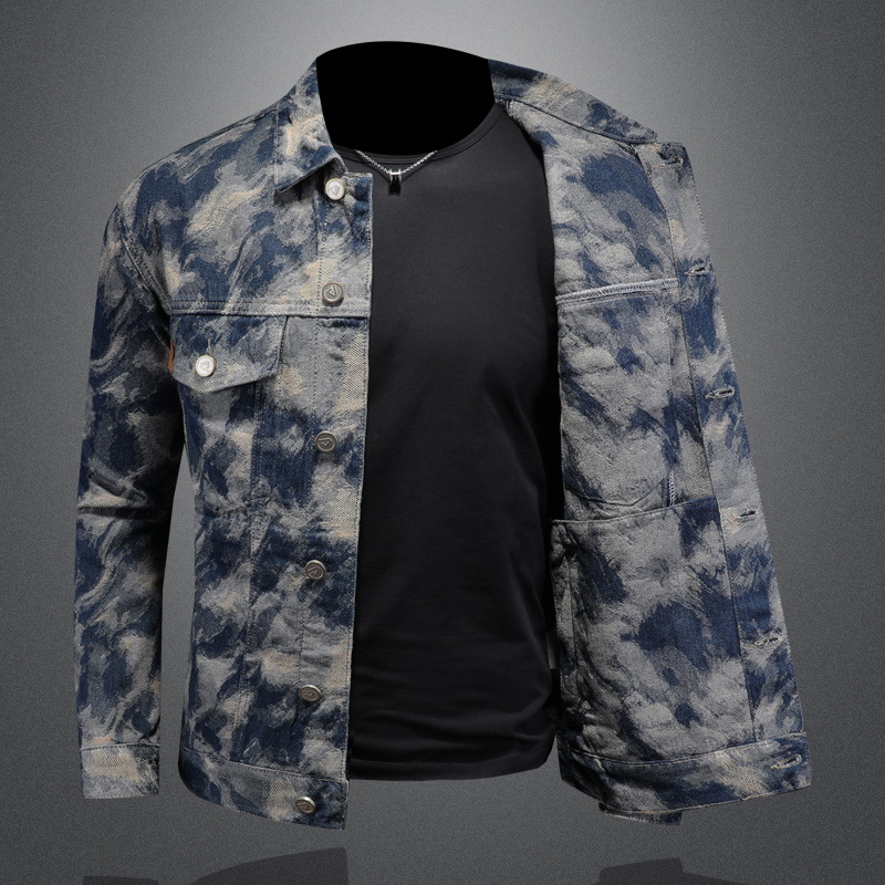 2025 Spring Vintage Denim Jack - Mens Fashion Denim Jacket avis et prix