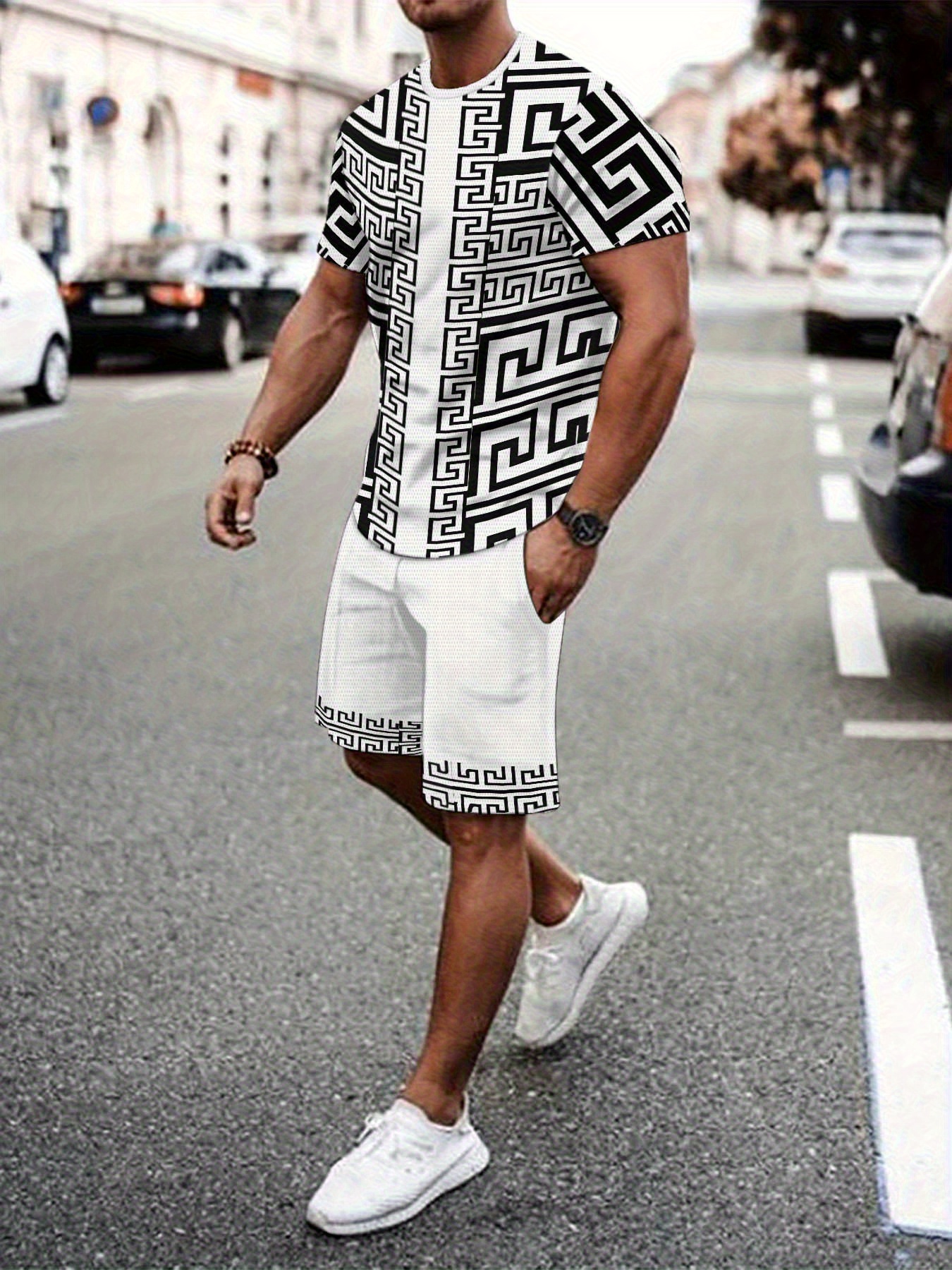 New Plus Size Men's T-shirt An - Mens Fashion Clothes avis et prix