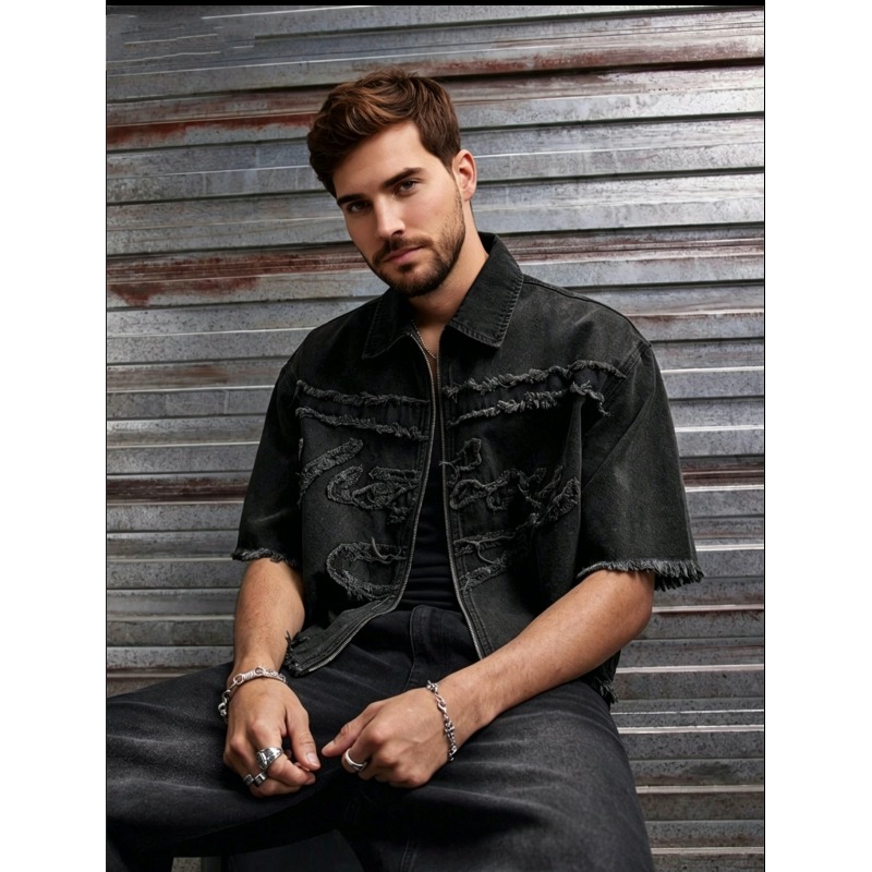 Men's Denim Jacket 2026 New St - Mens Fashion Denim Jacket avis et prix