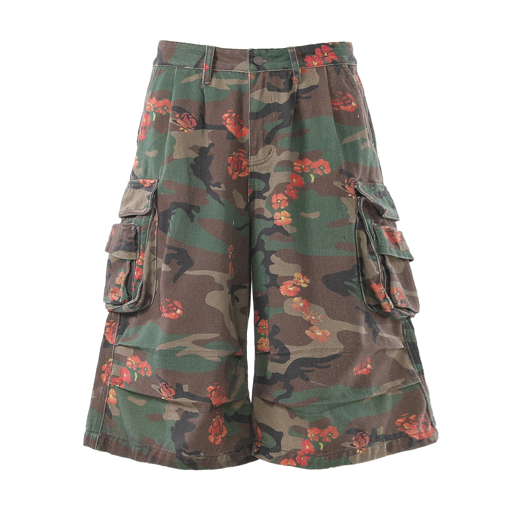 Men's Camo Floral Cargo Shorts - Mens Fashion Camo Pants avis et prix