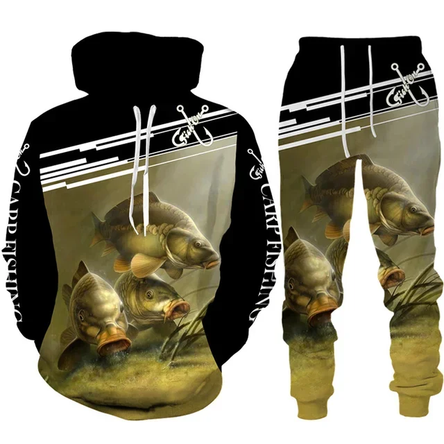 Novelty 3D Fish Printed Men Wo - Mens Fashion Camo Pants avis et prix