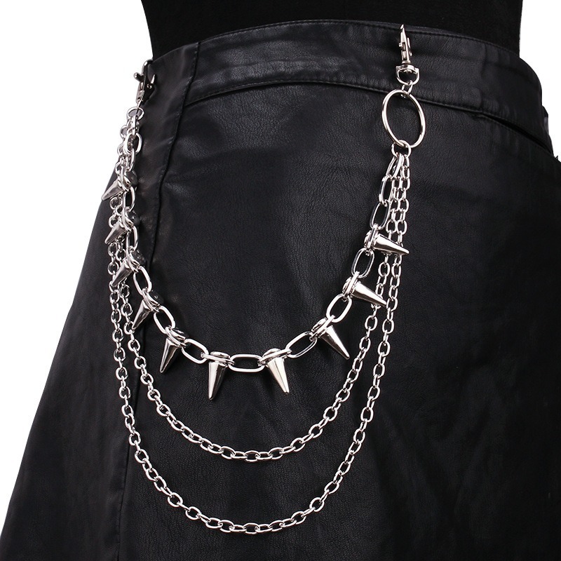 Hip Hop Punk Rock Metal Pants  - Men Fashion Key avis et prix