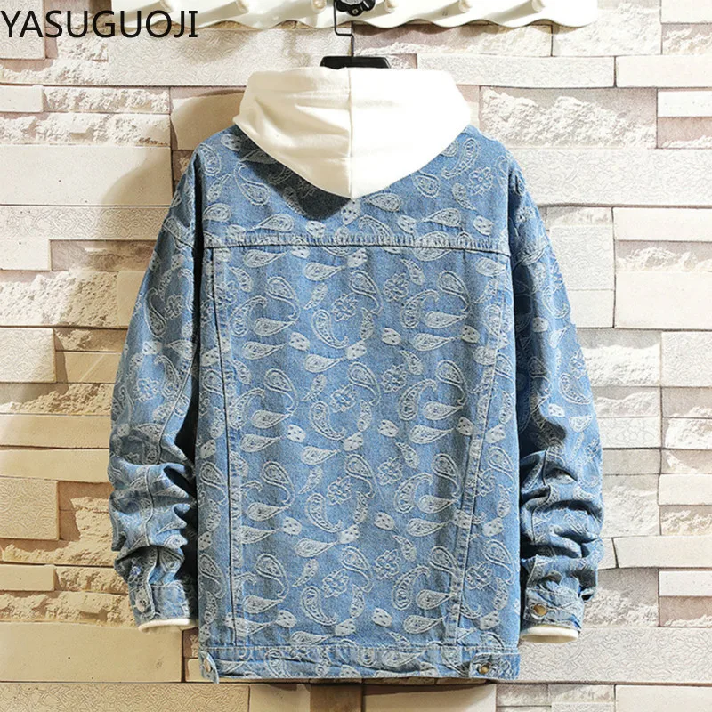 New 2025 Spring Japanese Vinta - Mens Fashion Denim Jacket avis et prix