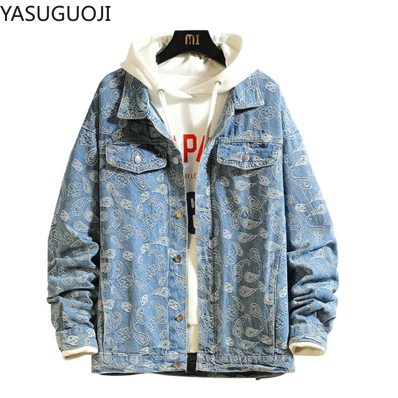 New 2025 Spring Japanese Vinta - Mens Fashion Denim Jacket avis et prix